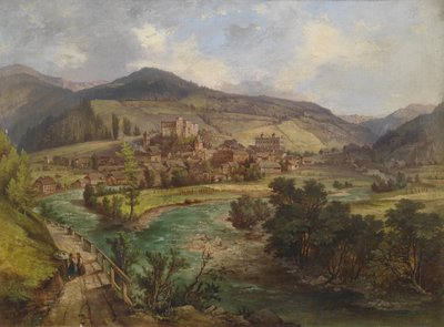 Uitzicht op Gmünd in Karinthië door Jakob Canciani